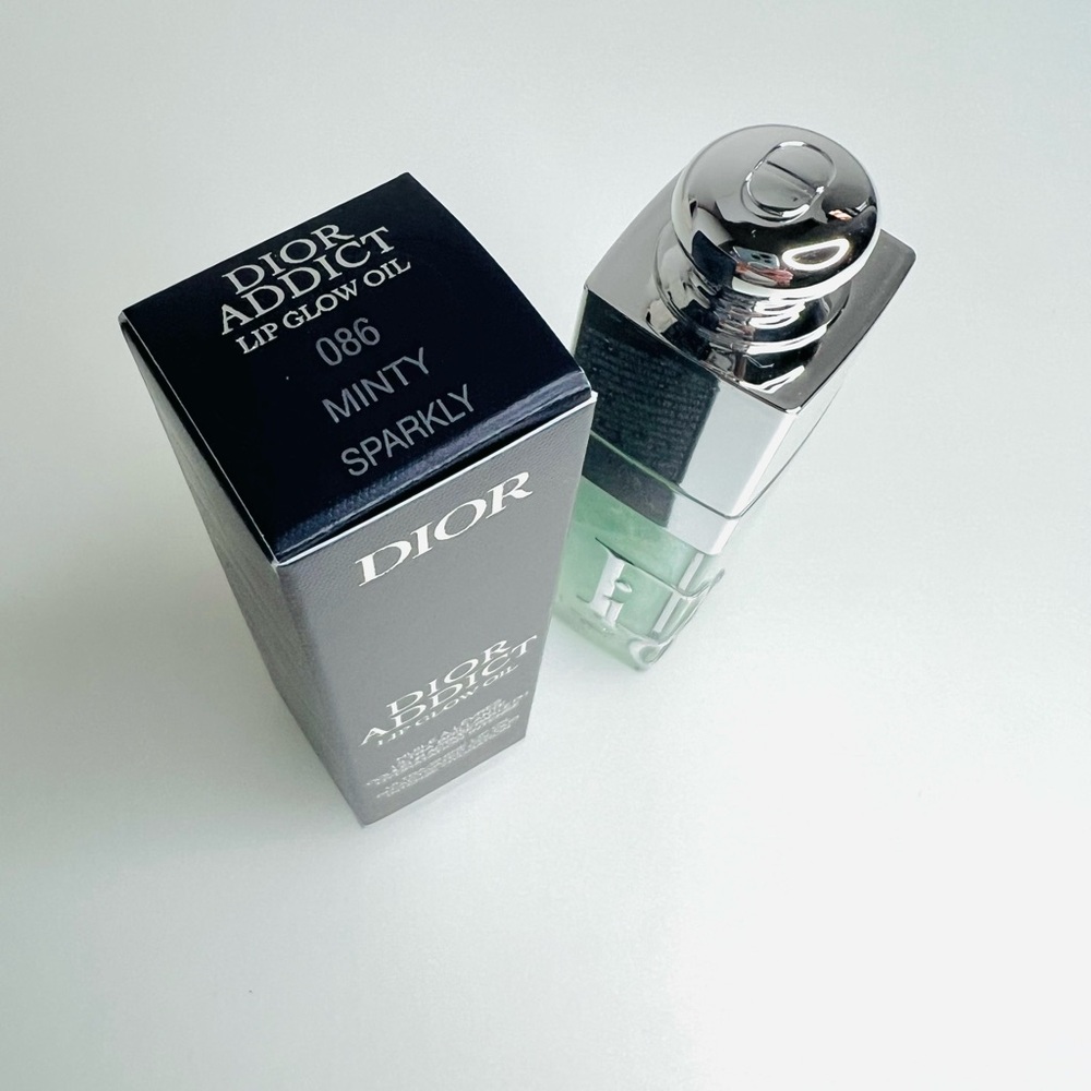 New Dior Addict Lip Glow Oil #086 “Minty” Sparkly Finish Full Size